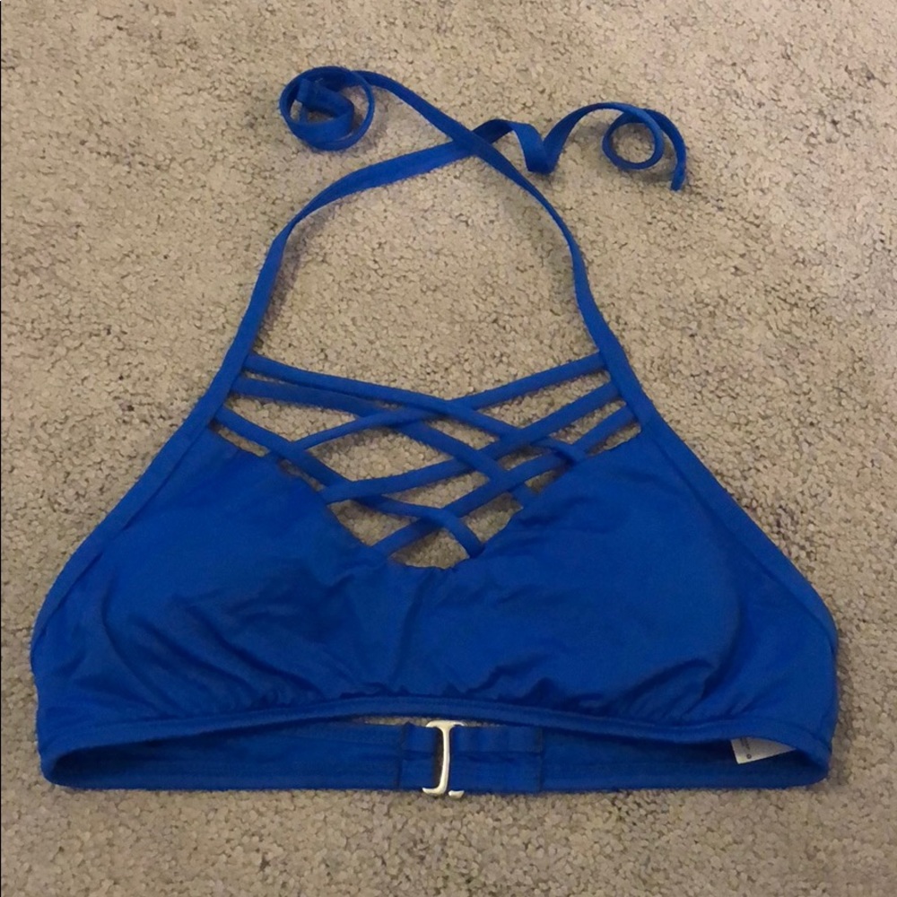 BLUE BIKINI TOP